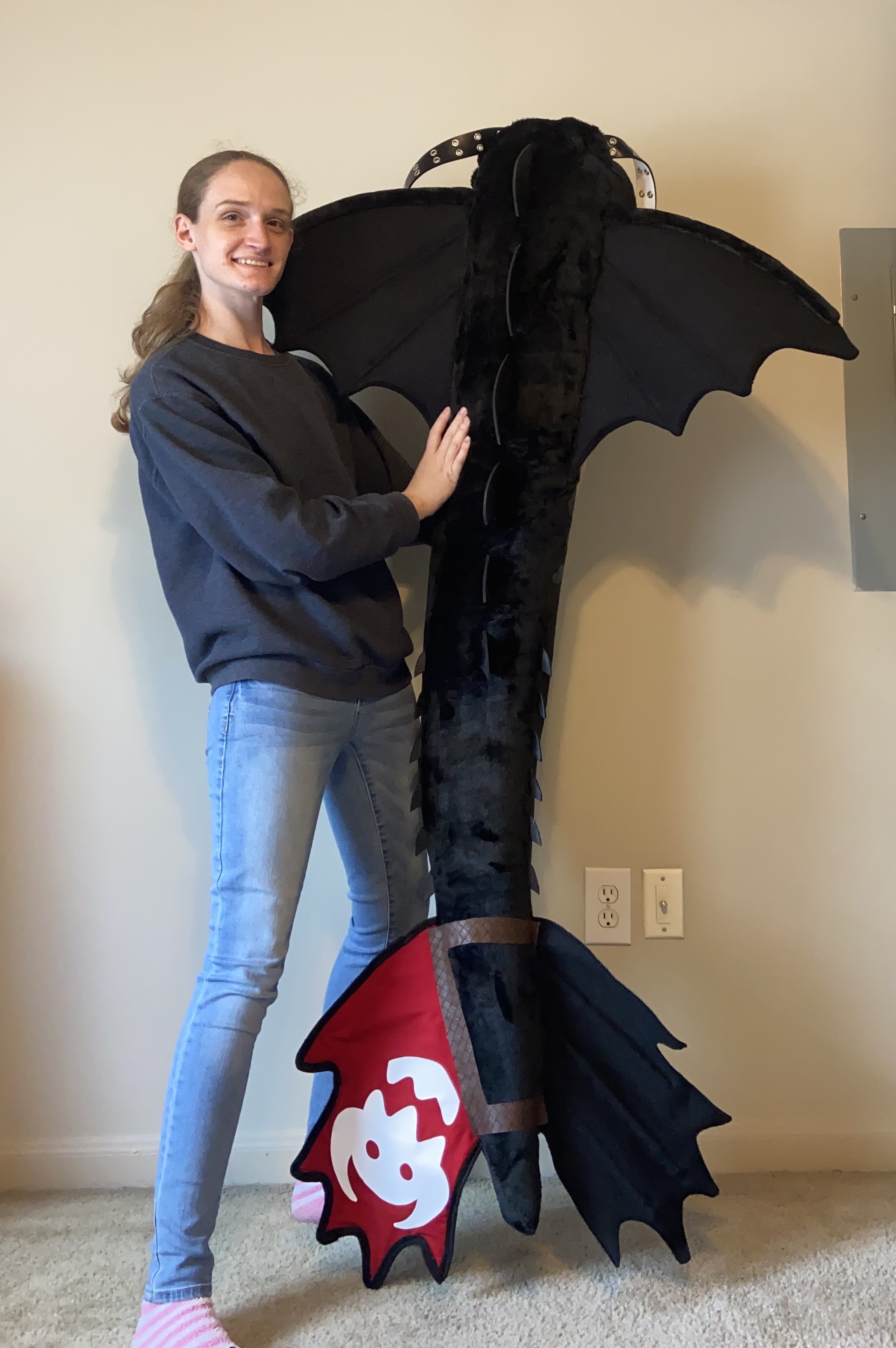 Toothless Tail By Ricochetxcrafts On DeviantArt toothless-tail-by-ricochetxcrafts-on-deviantart
