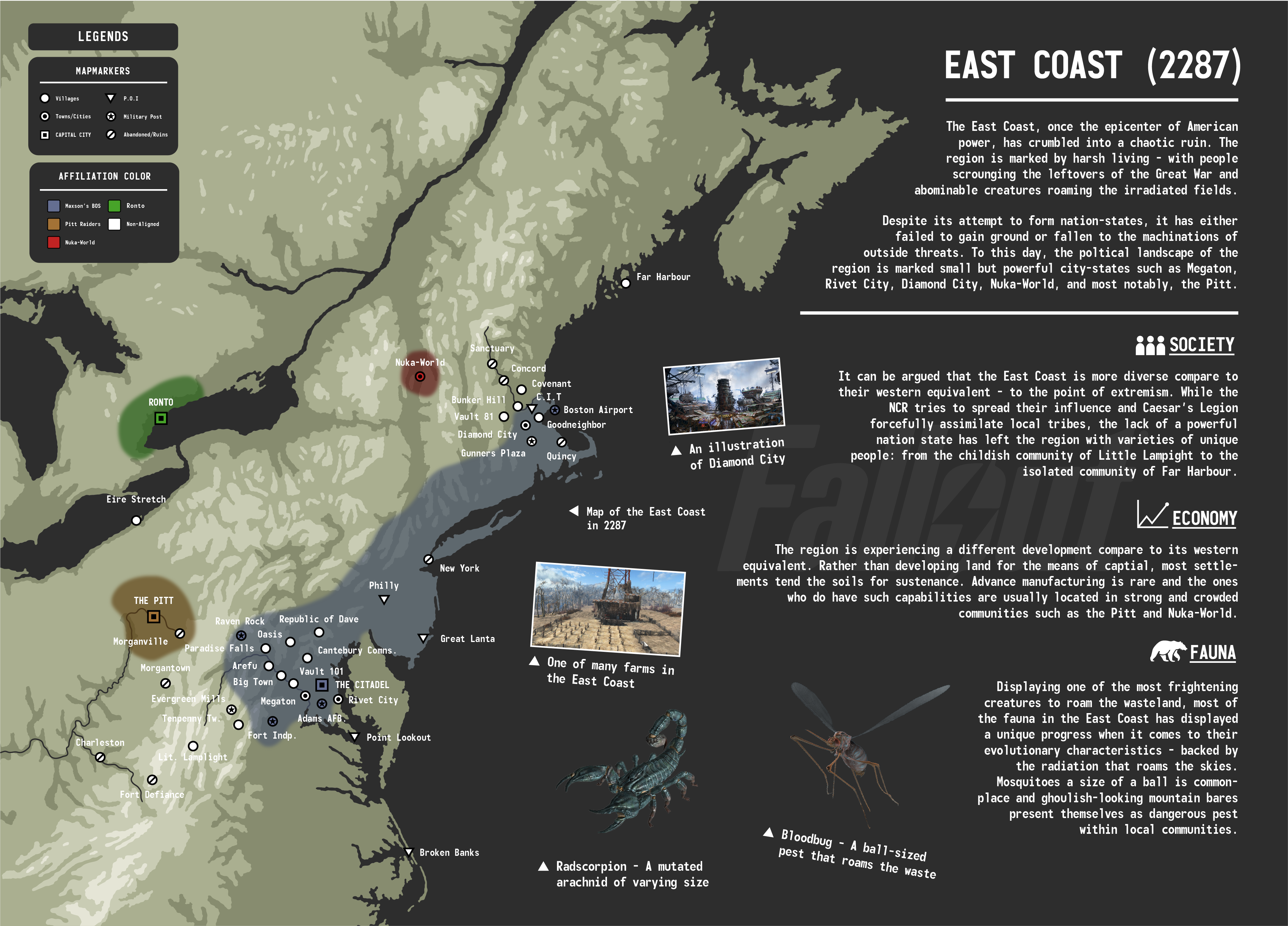 Fallout DLC USA Map by squidge16 on DeviantArt