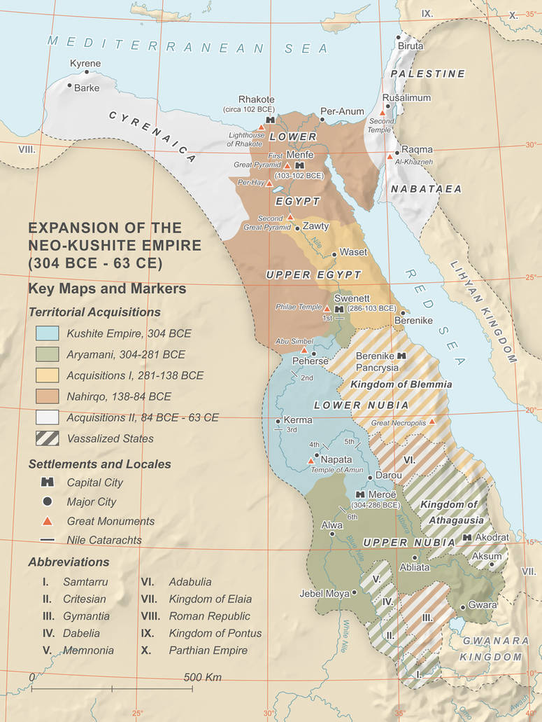 Kushite Language Expansion of the Neo-Kushite Empire by ShahAbbas1571 on DeviantArt