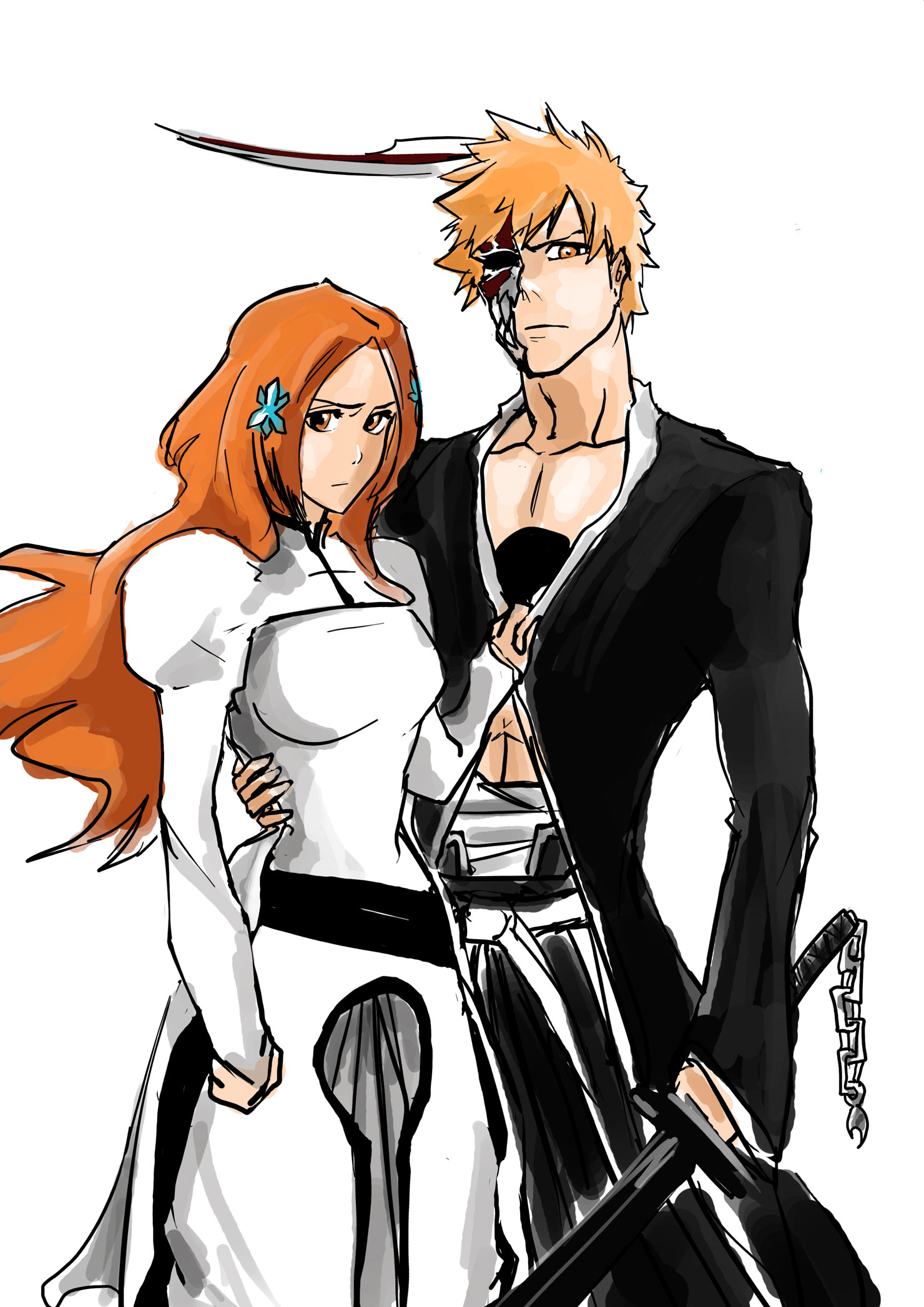 Ichigo and Inoue