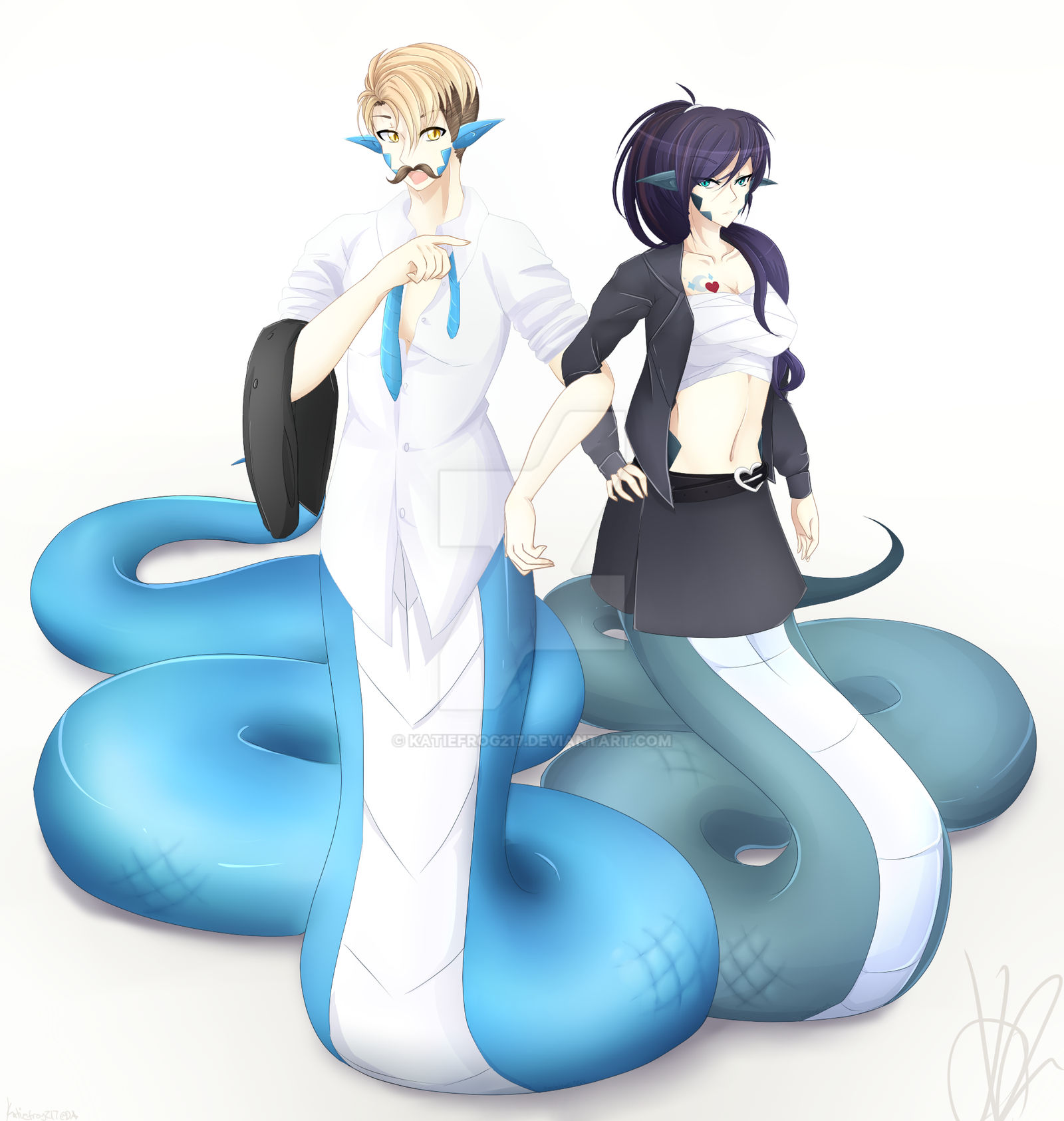 Naga-fied by Katiefrog217 on DeviantArt