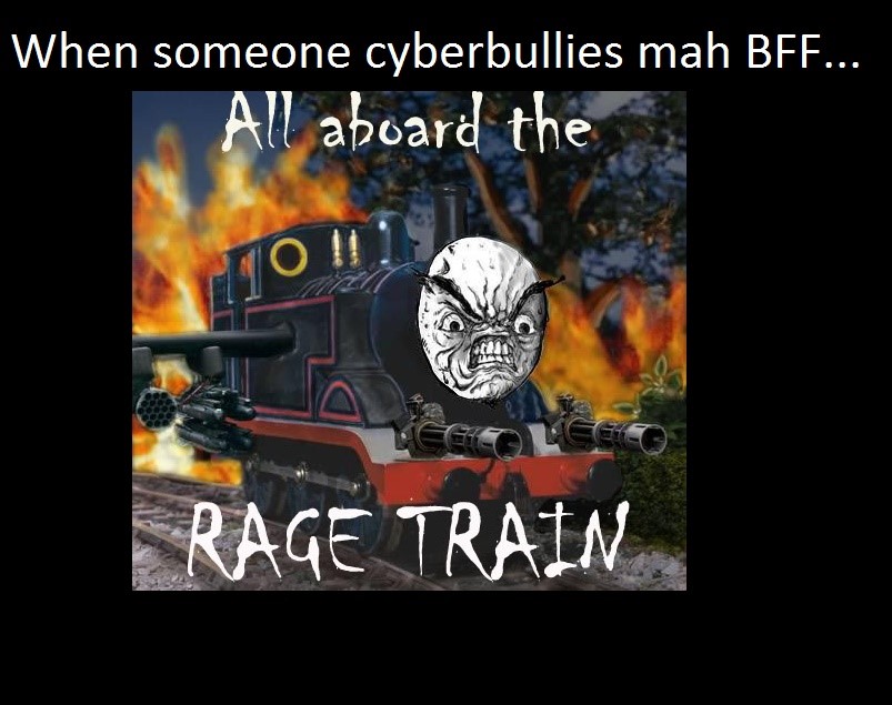 ALL ABOARD THE RAGE TRAIN!!! by ArcticLeapordFrost on DeviantArt