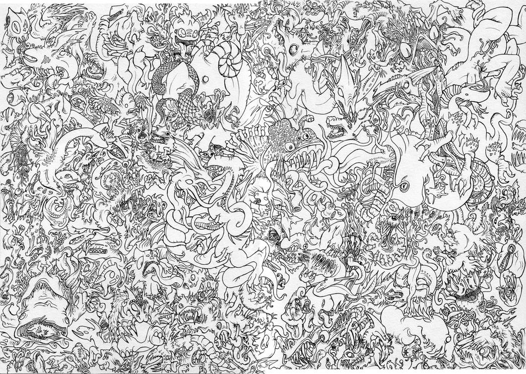 128 creatures by Black-Charizard