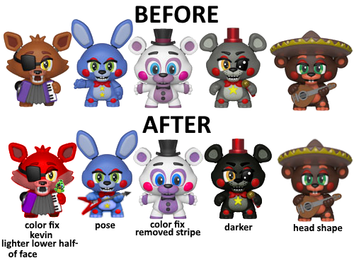 Fnaf 6 online funko mystery minis