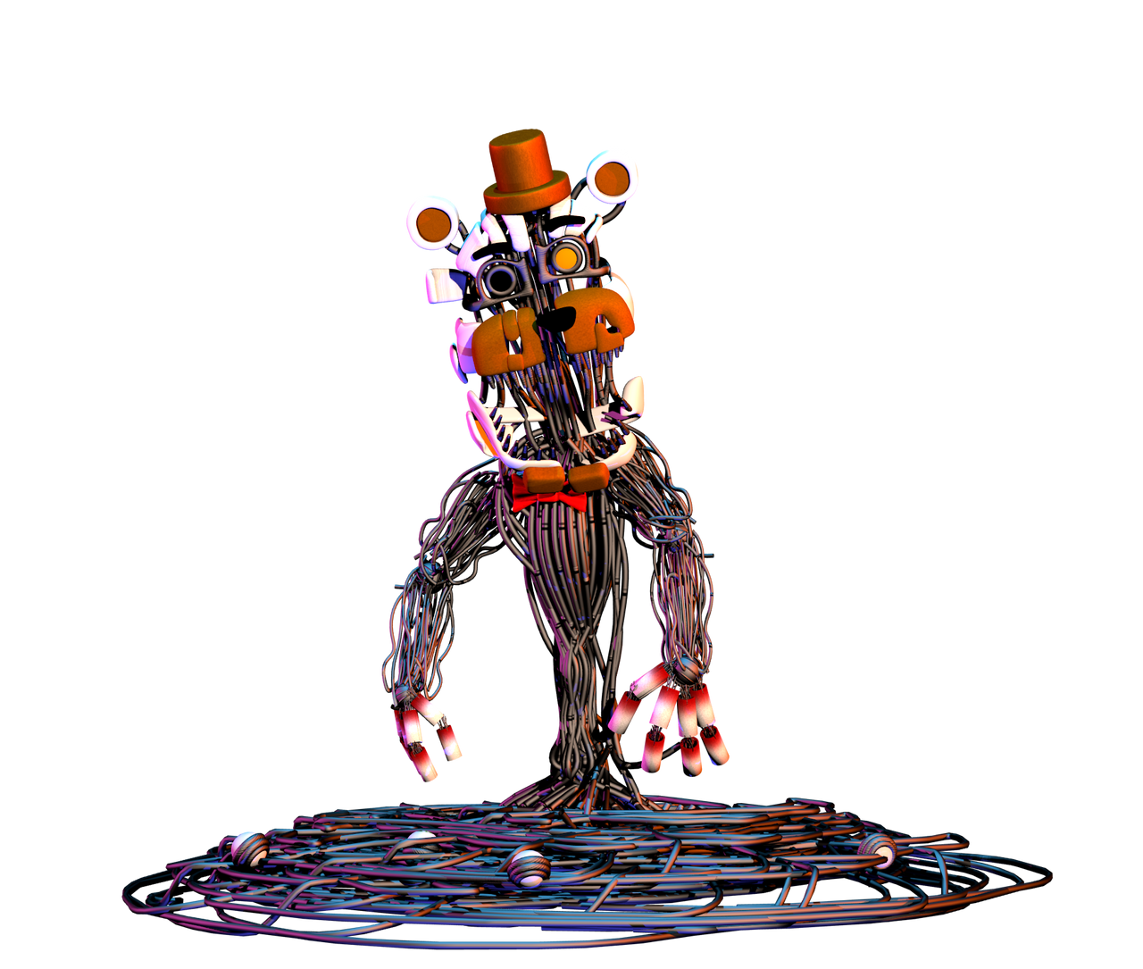 EverythingAnimations Molten Freddy Remodel by Shay, Alternative Render made  in Blender Eevee - fivenightsatfreddys