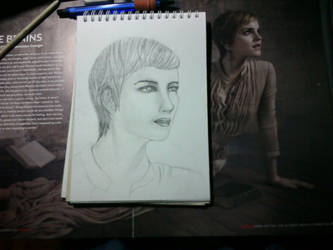 To a year- Emma Watson portrait thinger