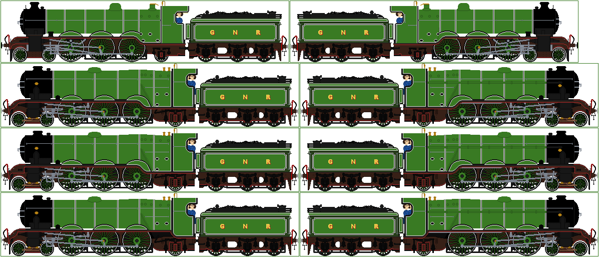 All of the A1 pacific prototypes by MaxtheModellingDude on DeviantArt
