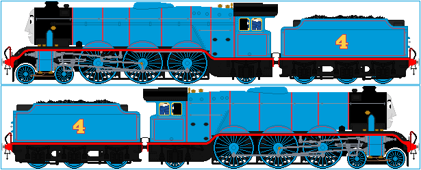 RWS AU: LNER A3/1 Gordon by MaxtheModellingDude on DeviantArt