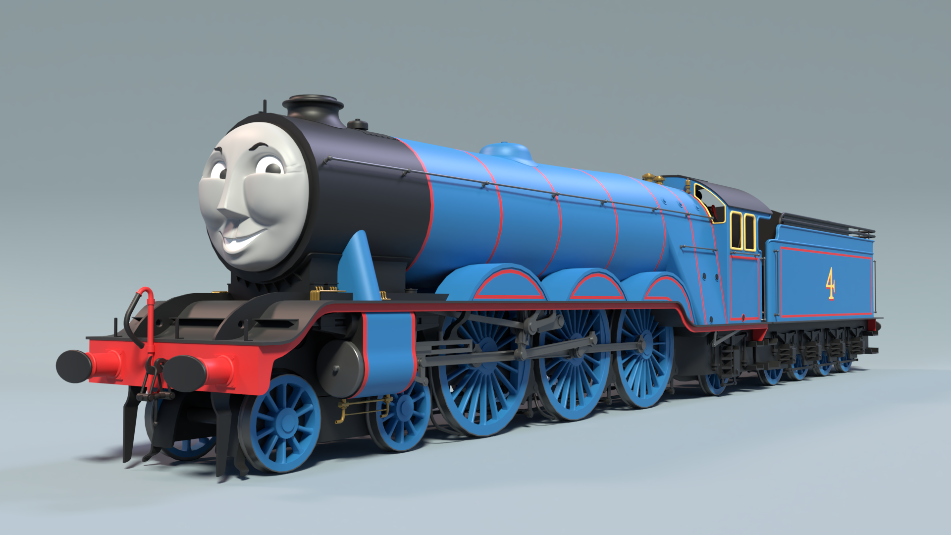 RWS Gordon the Big Engine (1923-1939) by MaxtheModellingDude on DeviantArt