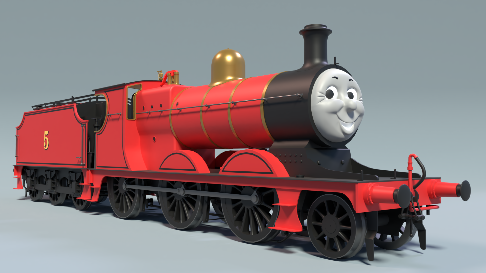 3D James the Red Engine model - TurboSquid 1896990