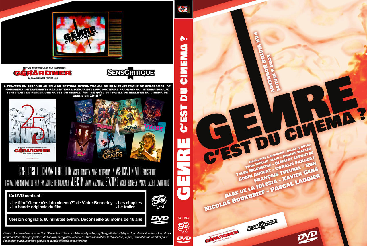 Genre c'est du cinema jaquette DVD by MrJohanRott on DeviantArt