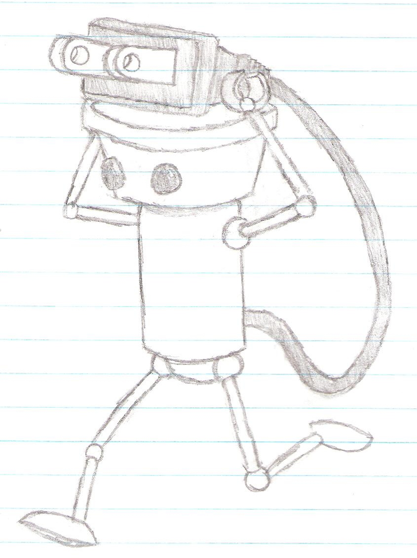 Chibi-Robo Drawing By Liptoncoolio On Deviantart
