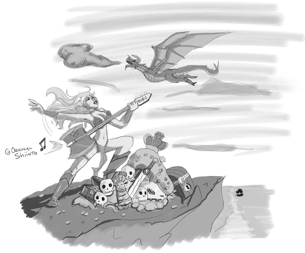 Skulls and Treasure and Shit by Aphius