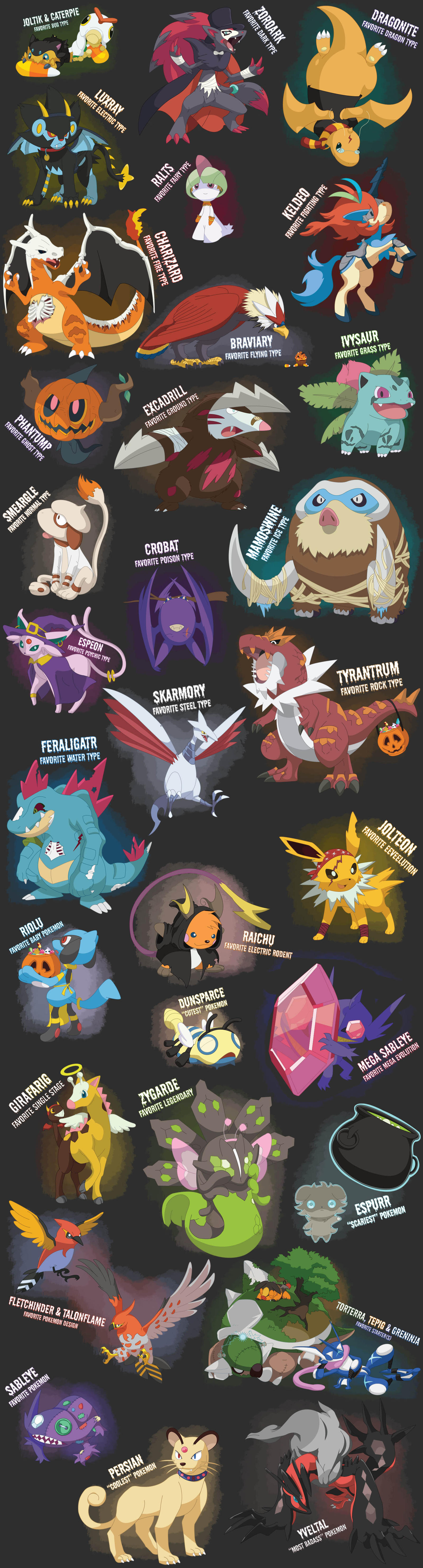 My Favorite Pokemon (Halloween Edition)