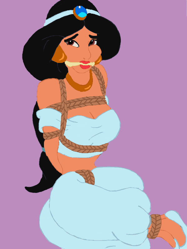 Princess Jasmine tied up by gimmy1203 on DeviantArt.