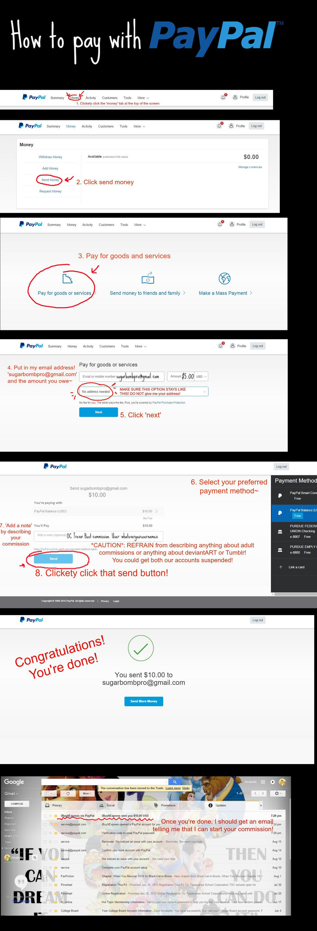 'How to Pay with PayPal' TUTORIAL