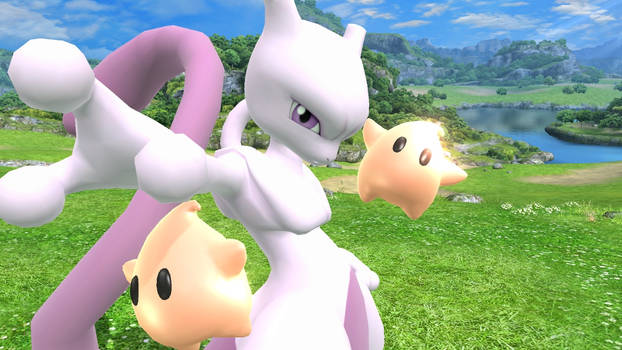 Mewtwo and Lumas