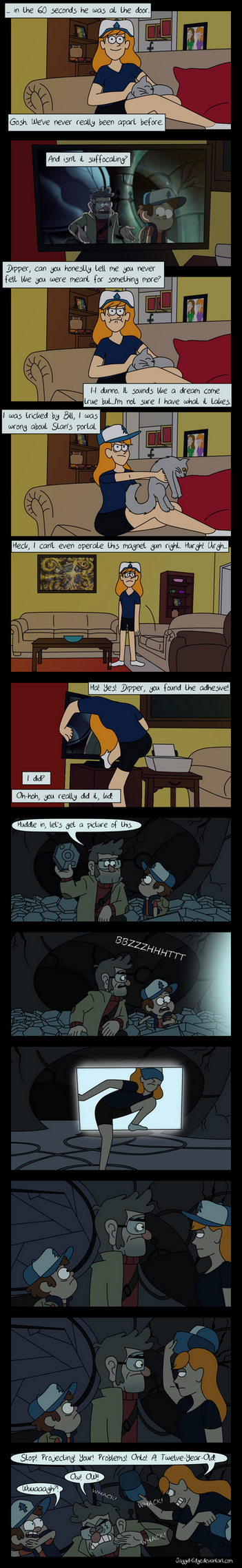 Reaction - Dipper and Mabel Vs. The Future by Jaggid-Edge