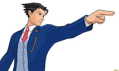 Phoenix Wright GS5 Objection! Sprite