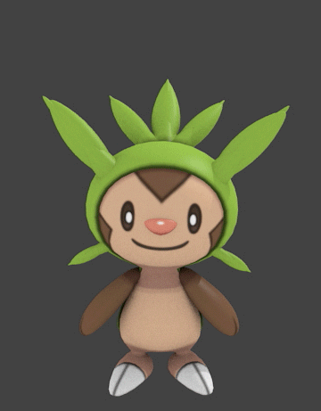 3D Animation test - Chespin by SuperAj3 on DeviantArt
