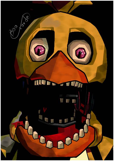 Withered Chica (UCN icon) by migbuni on DeviantArt