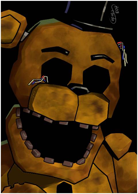 FNAF 4/UCN Icon: Nightmare Fredbear by B04TARDE on DeviantArt