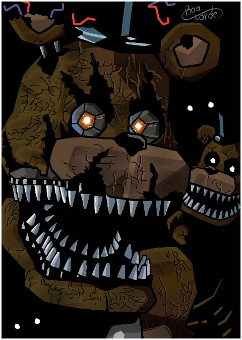 Nightmare Fredbear Ucn Icon V1 by NightmareMgcnmangle on DeviantArt