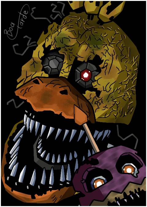 Withered Chica (UCN icon) by migbuni on DeviantArt