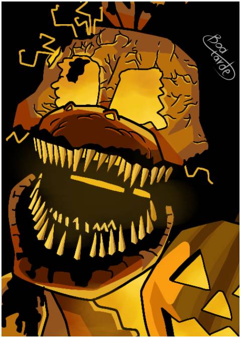 FNAF 4/UCN Icon: Nightmare Fredbear by B04TARDE on DeviantArt