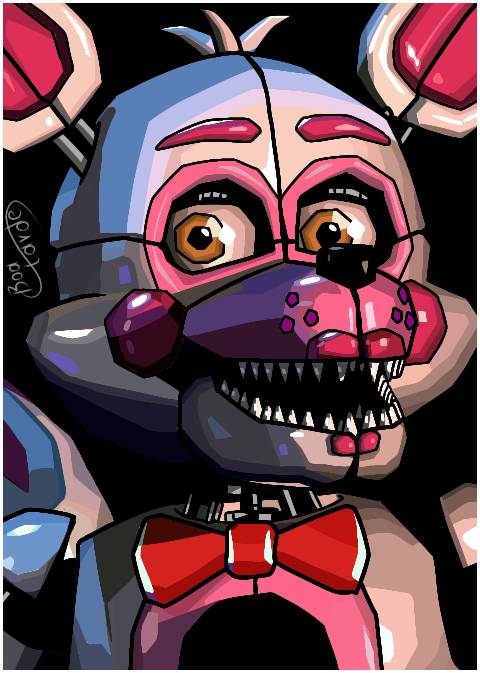UCN Anime foxy Drawing  Five Nights At Freddy's Amino