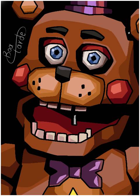 FNAF 4/UCN Icon: Nightmare Fredbear by B04TARDE on DeviantArt