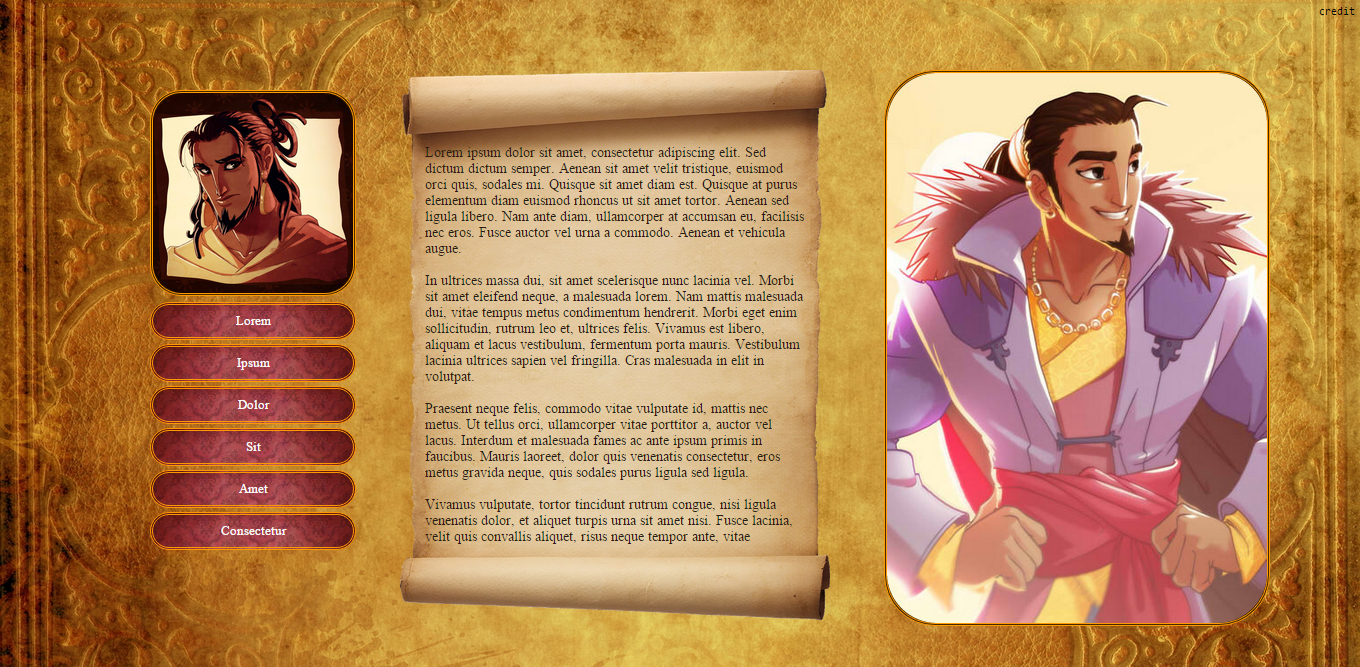 RPC Profile: Golden Dancer by AdokenRazahl on DeviantArt
