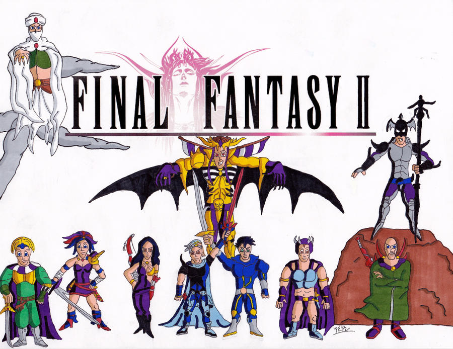Final Fantasy 2 Characters Poster By Ninjadude719 On Deviantart