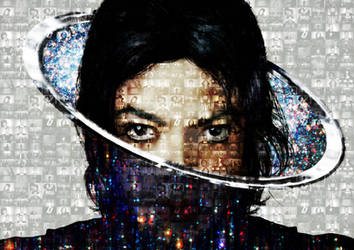 Michael Jackson - Photo Mosaic Portrait