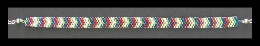 Peyote Chevron Bracelet