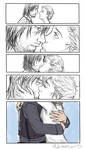 Daryl and Carol's First Kiss by Yukari888
