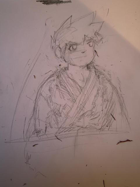 Sketch of Ryu (9/28) by MyHeartisanOpenBook on DeviantArt