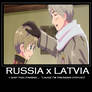 Russia and Latvia?