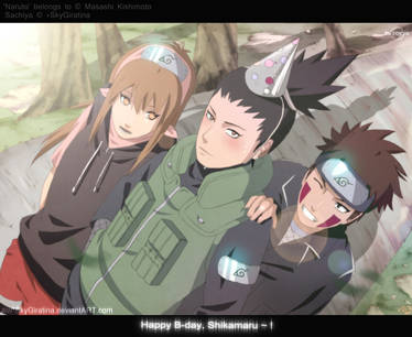 :Happy B-day Shikamaru: