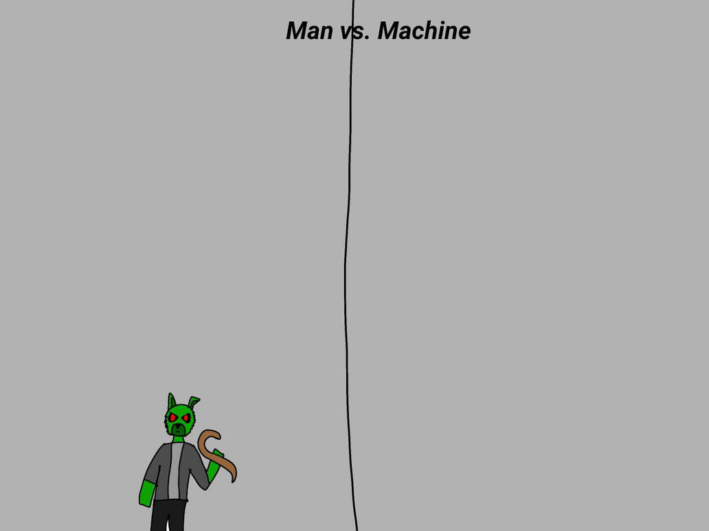Man vs. Machine collab by OmegaJose on DeviantArt