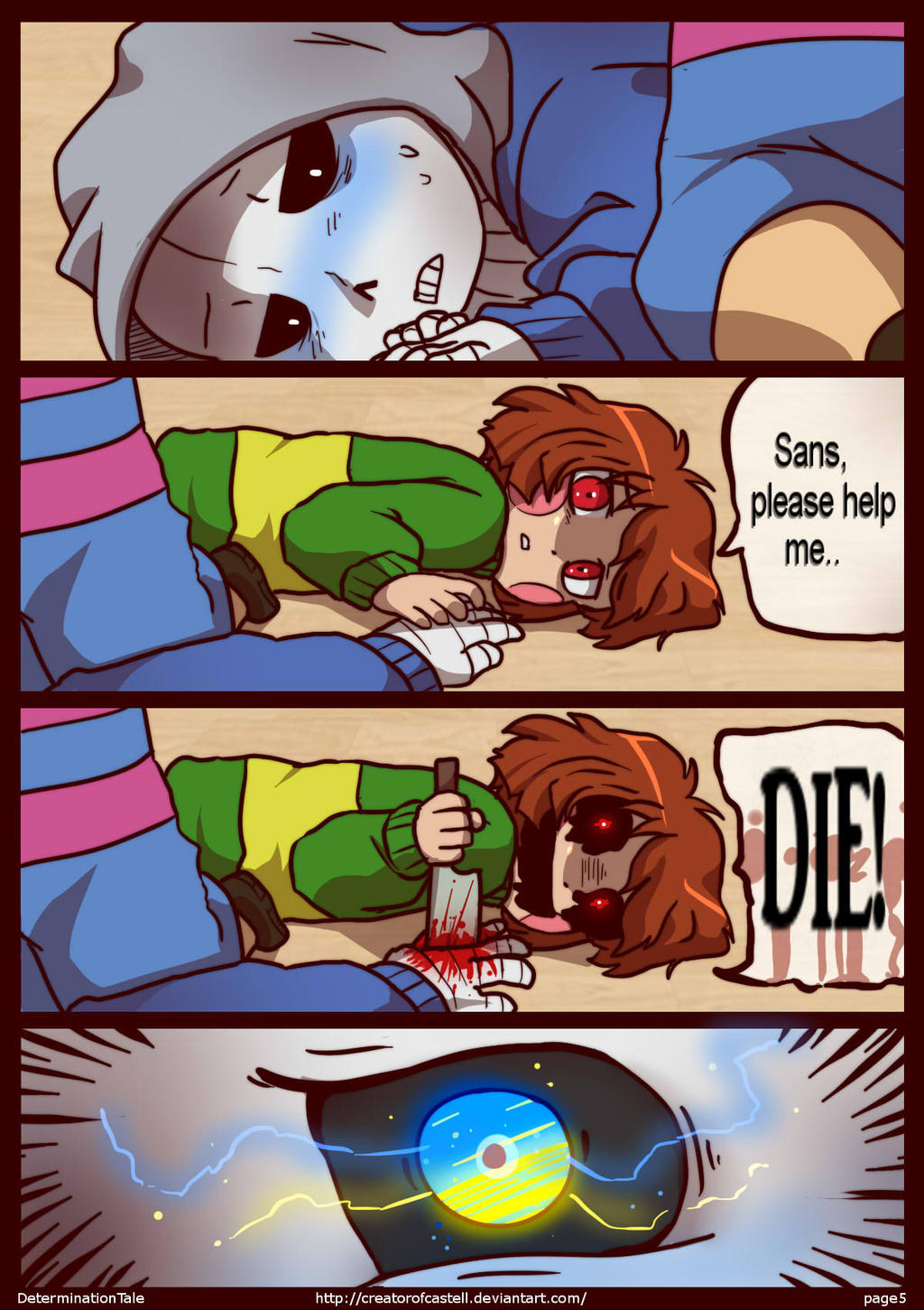 DETERMINATIONTALE COMIC - page 5 by CreatorOfCastell