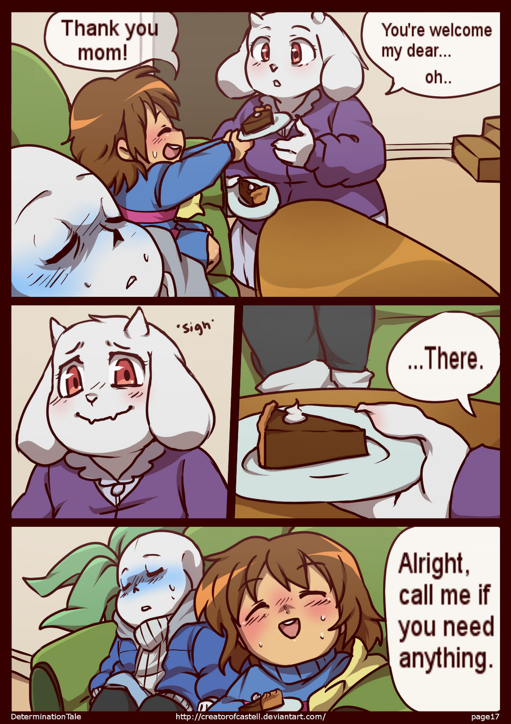 DETERMINATIONTALE COMIC - Page 17 by CreatorOfCastell