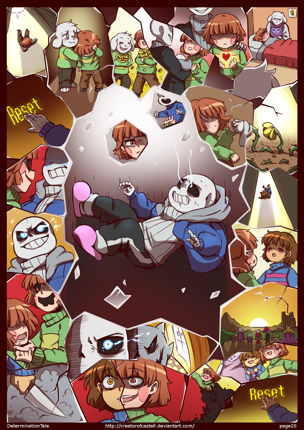 DETERMINATIONTALE COMIC - Page 20 by CreatorOfCastell
