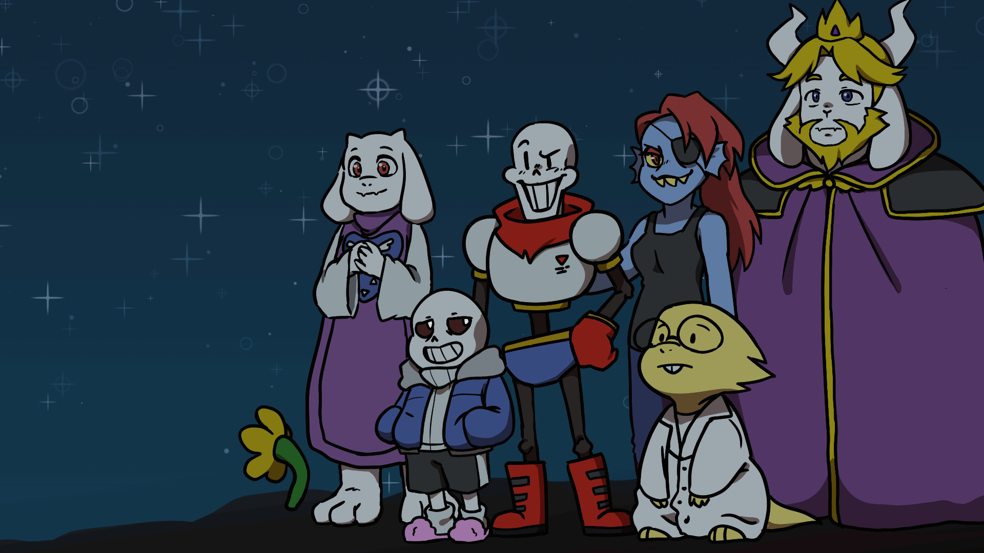Undertale Slideshow Undertale Animation - All together by CreatorOfCastell on DeviantArt