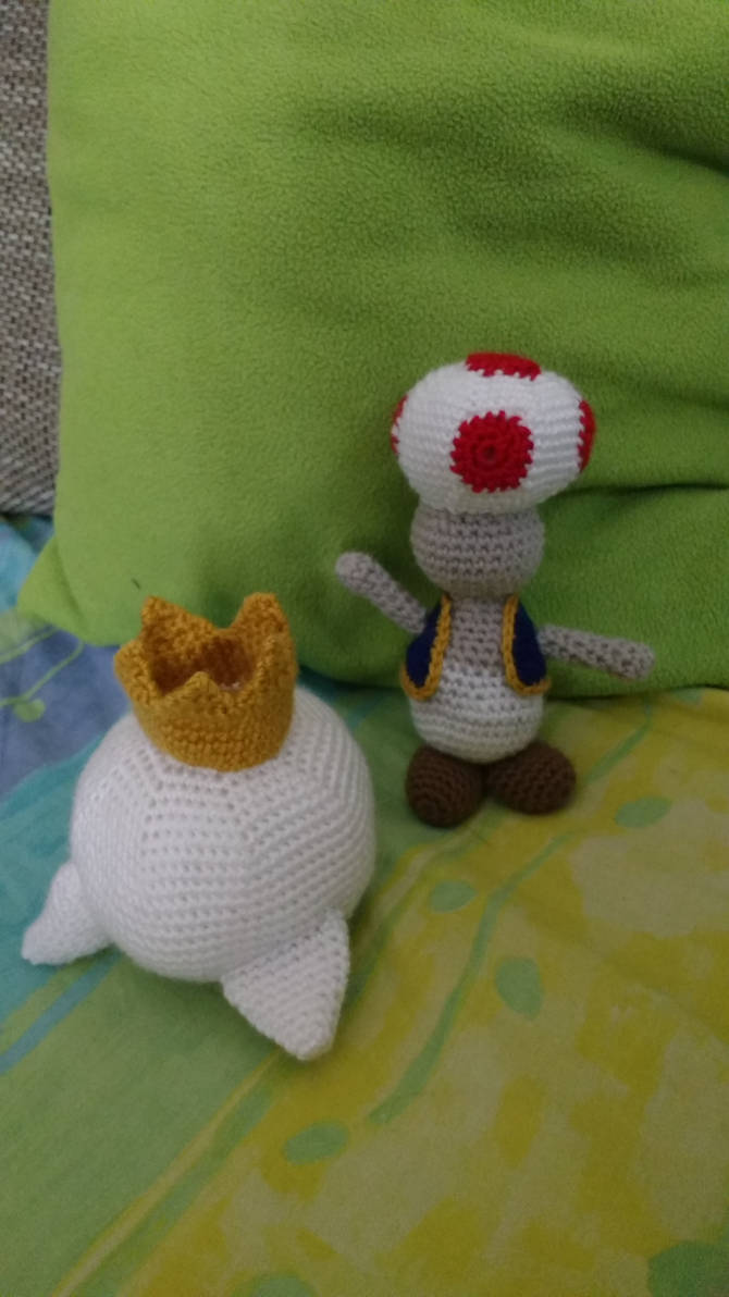 Mario Brothers King Boo and Toad by IrishWolfen on DeviantArt