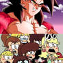 Loud sisters falling in love with Goku SS4