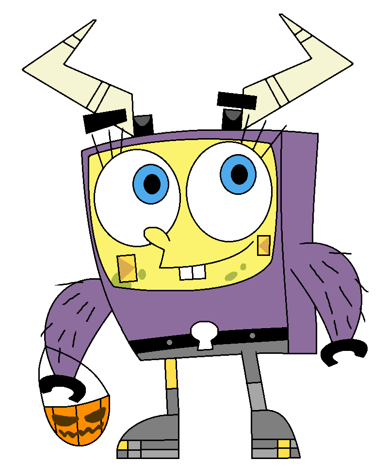 SpongeBob dressed as Edismo by Mistressphantom13 on DeviantArt