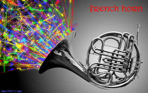 French Horn Wallpaper