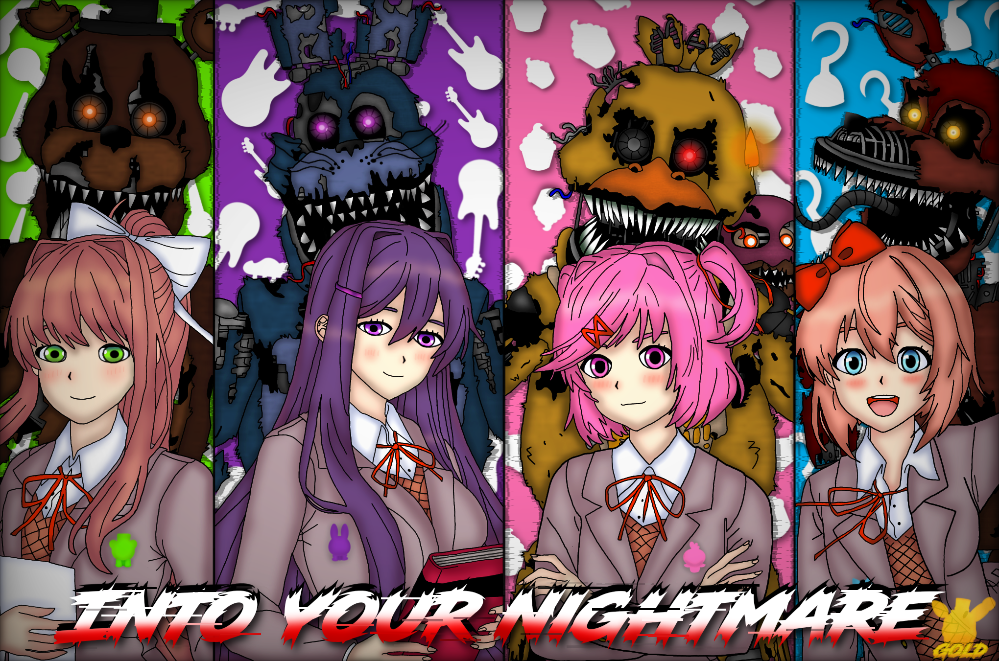 Nightmare  Anime fnaf, Fnaf drawings, Fnaf art