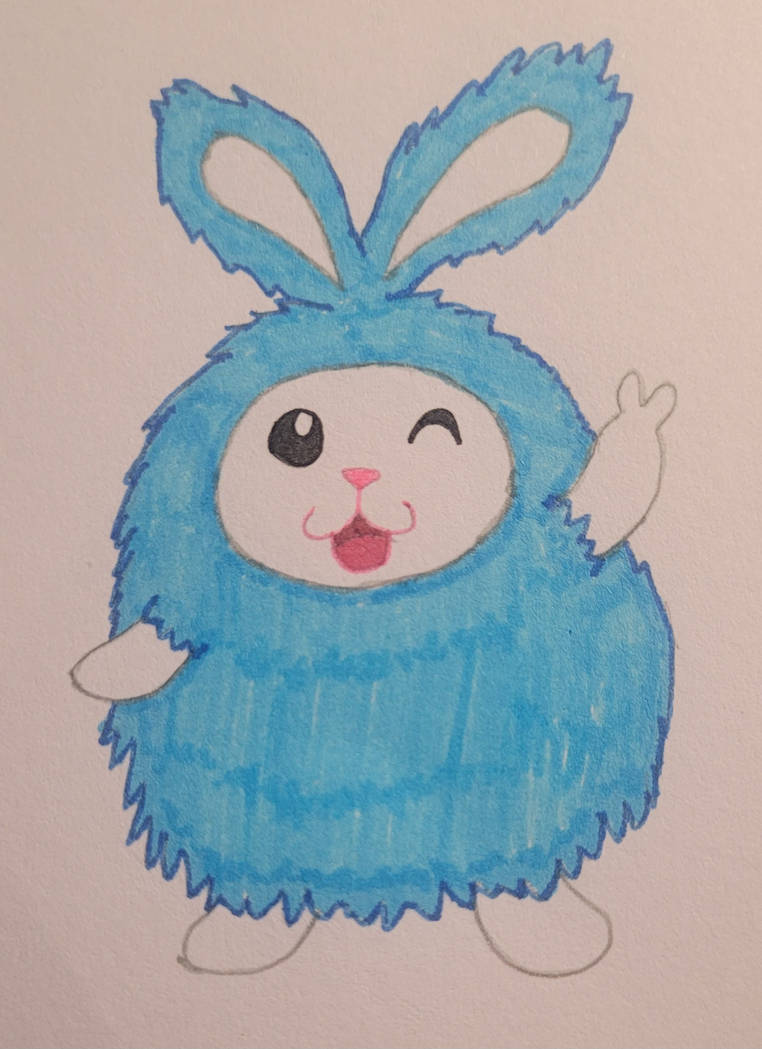 Blue Rabbit Eva Blue rabbit by jannsiv on DeviantArt